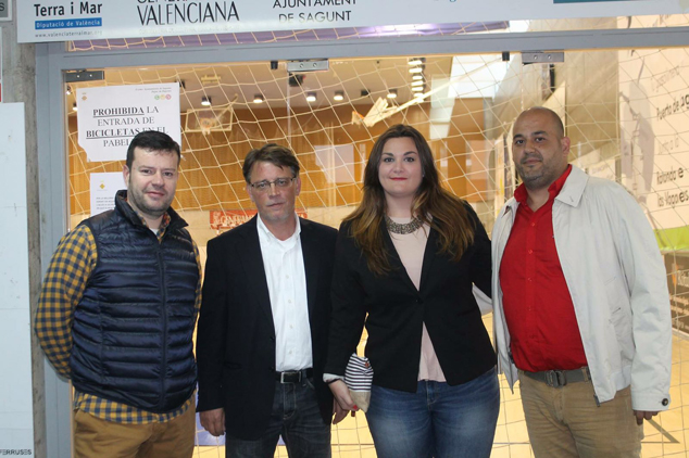 El director General d'Esports va assitir a la semifinal del Campeonato de España de Balonmano Juvenil Femenino celebrat a Sagunt