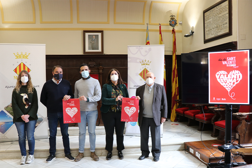 La delegació de Comerç i Mercats presenta la campanya ‘Estima’t molt’ de Sant Valentí