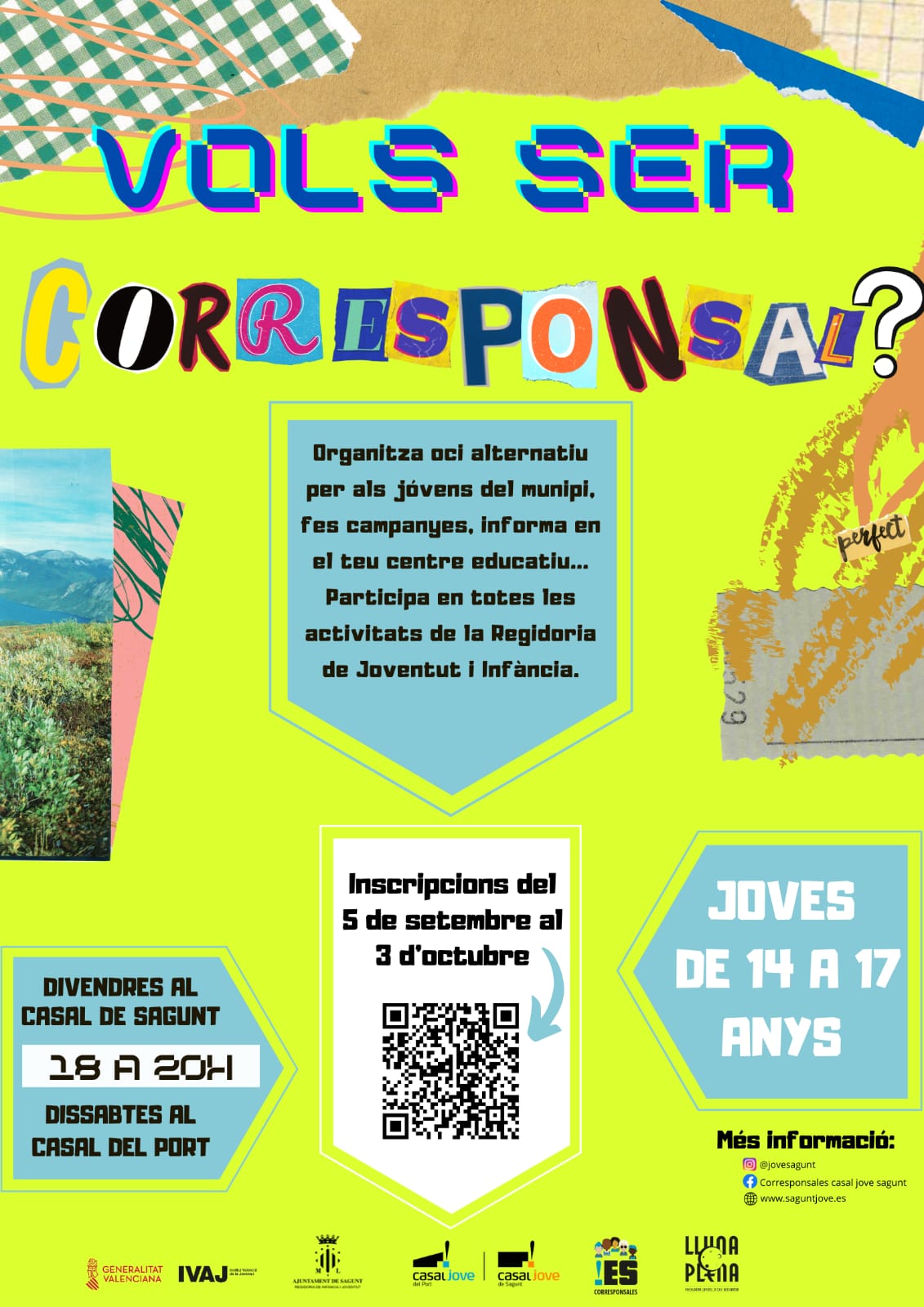 El Casal Jove obre el termini d’inscripcions per als grups de participació