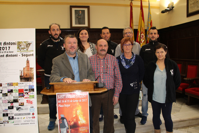 Les associacions Sant Antoni, Amics del Cavall y Diabòlica de Morvedre organitzen les festes Sant Antoni 2017 