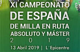 L'XI Campionat d'Espanya de Milla en Ruta Absolut i Màster es disputarà a Sagunt este cap de setmana