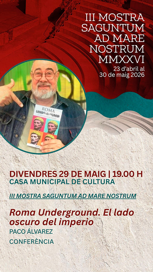 Conferencia 'Roma Undeground. El lado oscuro del imperio'