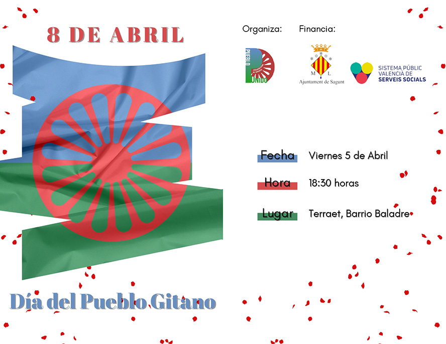 L'Asociación Gitana Pueblo Unido i l'Ajuntament de Sagunt celebren el Dia Internacional del Poble Gitano
