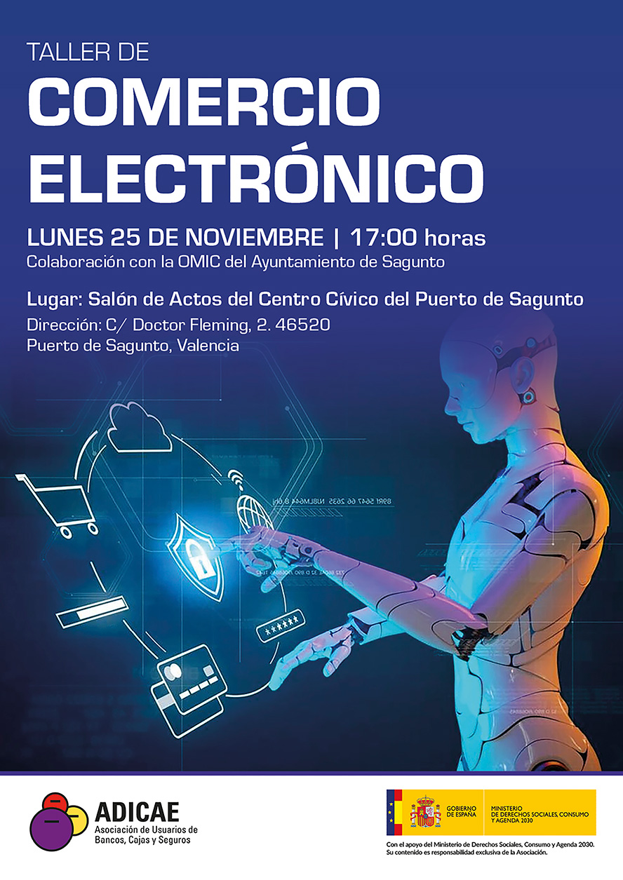L'Associació d'Usuaris de Bancs, Caixes i Assegurances organitza un taller de comerç electrònic