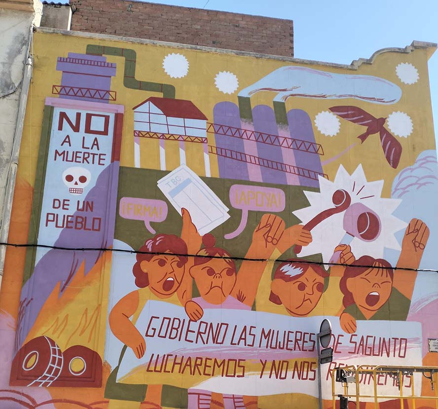 L'alumnat de l'IES Número 5 visita el mur de La Oliwa