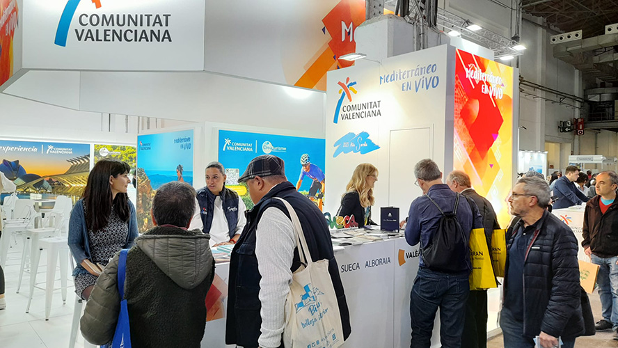 La delegació de Turisme de Sagunt participa en la 31a edició de la Feria Nacional B-Travel 2024 de Barcelona