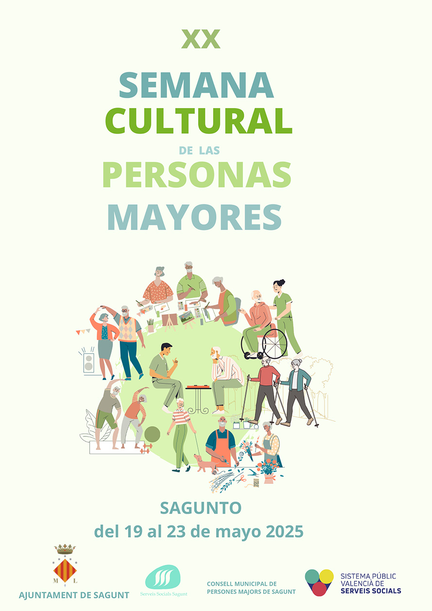 La XX edició de la Setmana Cultural de les Persones Majors visibilitza este col·lectiu social a Sagunt