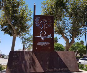 Homenatge als treballadors morts en Altos Hornos en les festes del Port de Sagunt