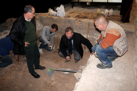 L'Ajuntament i la Universitat Jaume I col·laboren en una excavació arqueològica en la Via del Pòrtic