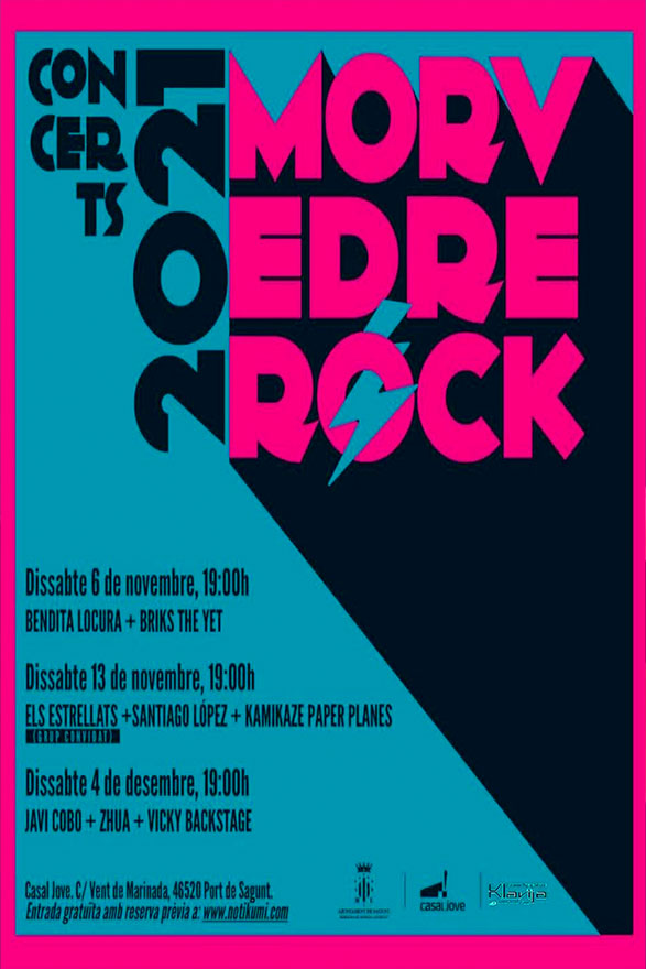  Segon concert de Morvedre Rock este dissabte 13 de novembre