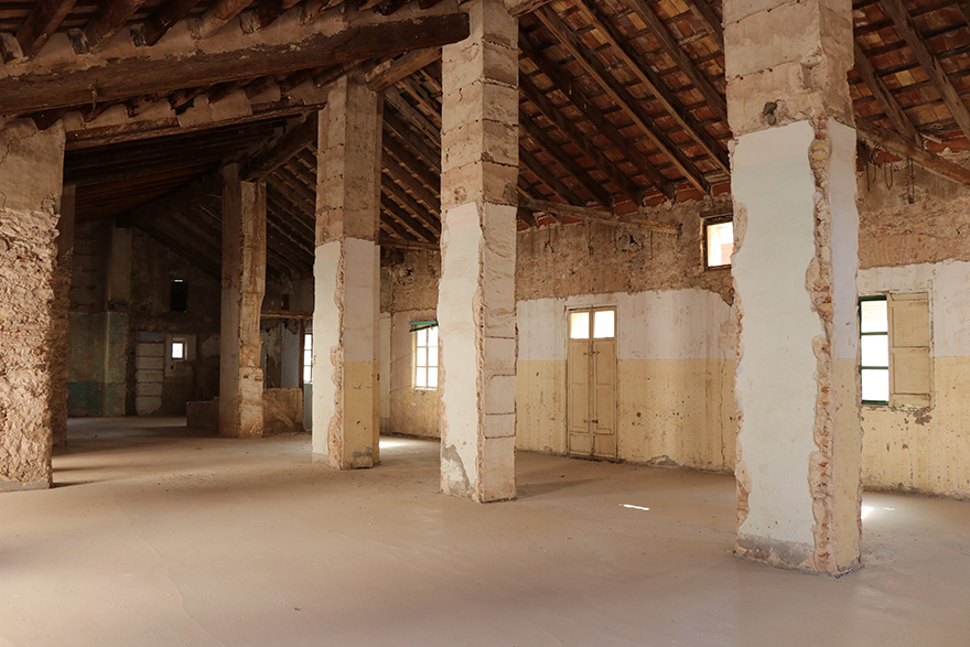 Red Eléctrica i l'Ajuntament de Sagunt visiten la Casa Romeu després de completar-se la primera fase de les obres
