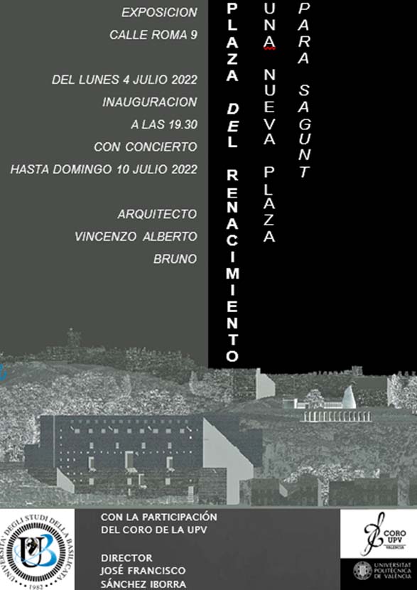 El Centre Cultural Mario Monreal acull a partir d' esta vesprada l'exposició ‘Plaza del Renacimiento. Una nueva plaza para Sagunto’’