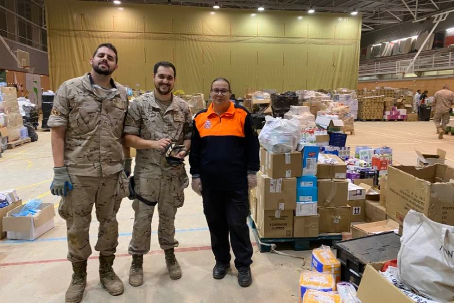 Protecció Civil Sagunt continua treballant a Paiporta fent costat als afectats/ades per la DANA