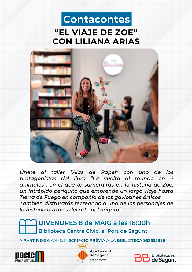 Cuentacuentos 'El viaje de Zoe', interpretado por Liliana Arias
