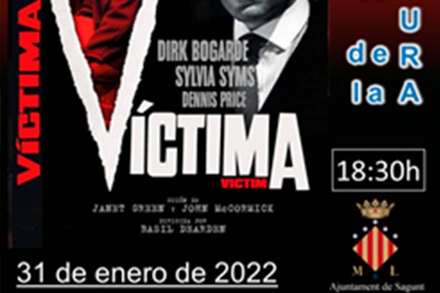 La pel·lícula clàssica ‘Víctima’, hui a la Casa Municipal de Cultura