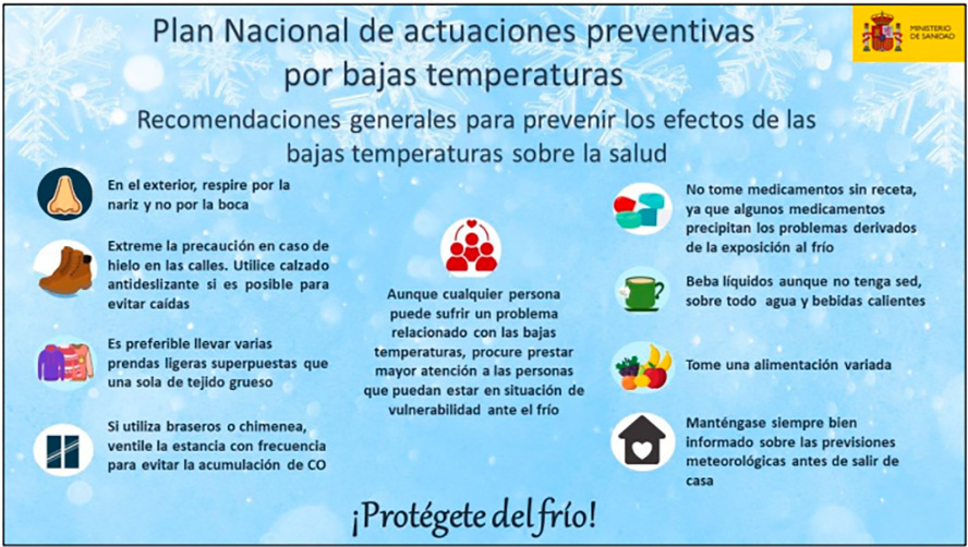 L'Ajuntament de Sagunt oferix una sèrie de recomanacions davant l'onada de fred