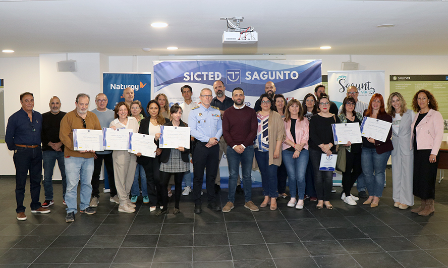Turismo Sagunto entrega los distintivos SICTED a 32 empresas que renuevan el sello de calidad este año
