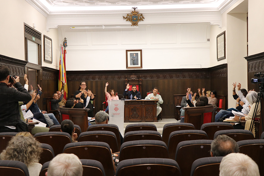 El Ple aprova una moció per a millorar l'atenció sanitària a pacients de càncer de mama