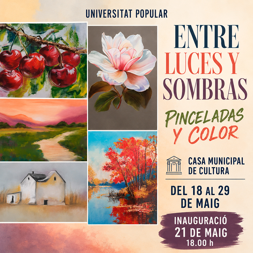 Exposición 'Entre luces y sombras. Pinceladas y color'