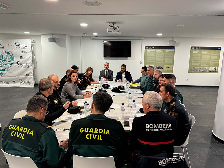 Sagunt prepara un dispositiu especial de seguretat per a les Falles 2024
