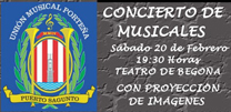 La Unión Musical Porteña ofrecerá un concierto homenaje a los musicales
