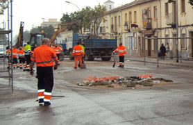 La SAG va reforçar els treballs de neteja i recollida de residus durant la setmana fallera