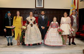 Sandra Ordiñaga i Aitana González ja han sigut proclamades com a Falleres Majors de Sagunt 2020