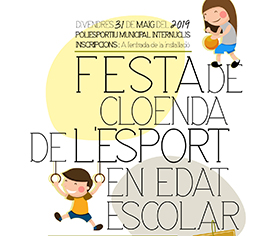 La festa de clausura del programa de l’Esport en Edat Escolar tindrà lloc este divendres 31 de maig