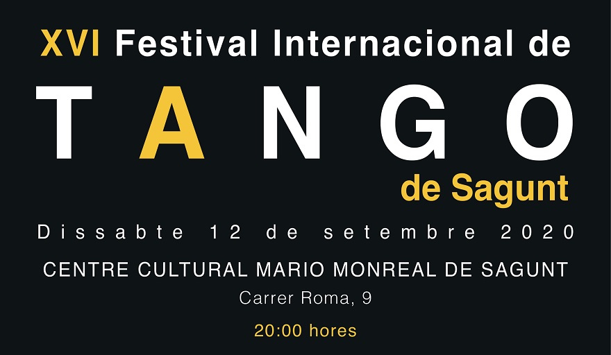Sagunt celebra el XVI Festival Internacional de Tango amb rellevants figures del gènere