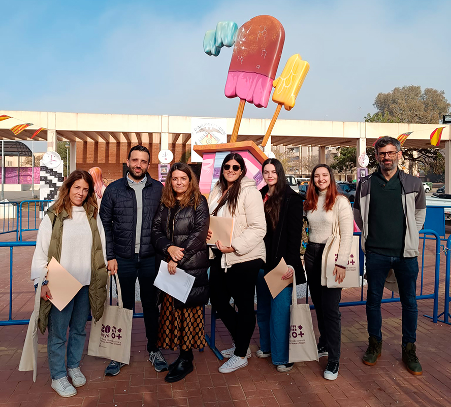 La Falla Baladre obté el premi a la Falla Més Igualitària de Sagunt 2023/24