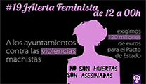 L’Ajuntament de Sagunt secunda l’acció #19JAlertaFeminista, proposada per diferents associacions i organitzacions feministes
