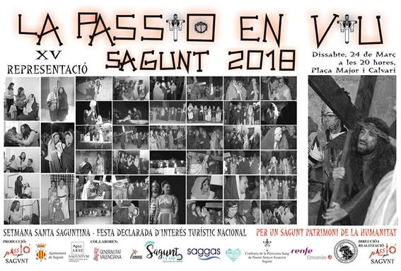 Passió per Sagunt recrearà dissabte la passió i mort de Jesucrist