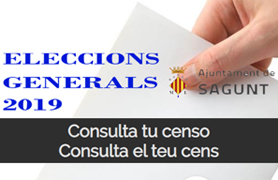 L’Ajuntament de Sagunt posa a disposició de la ciutadania el cens electoral