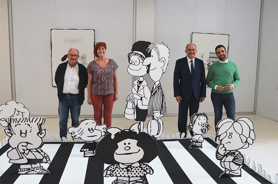 Oberta al públic l'exposició 'Quino, Mafalda y mucho más'
