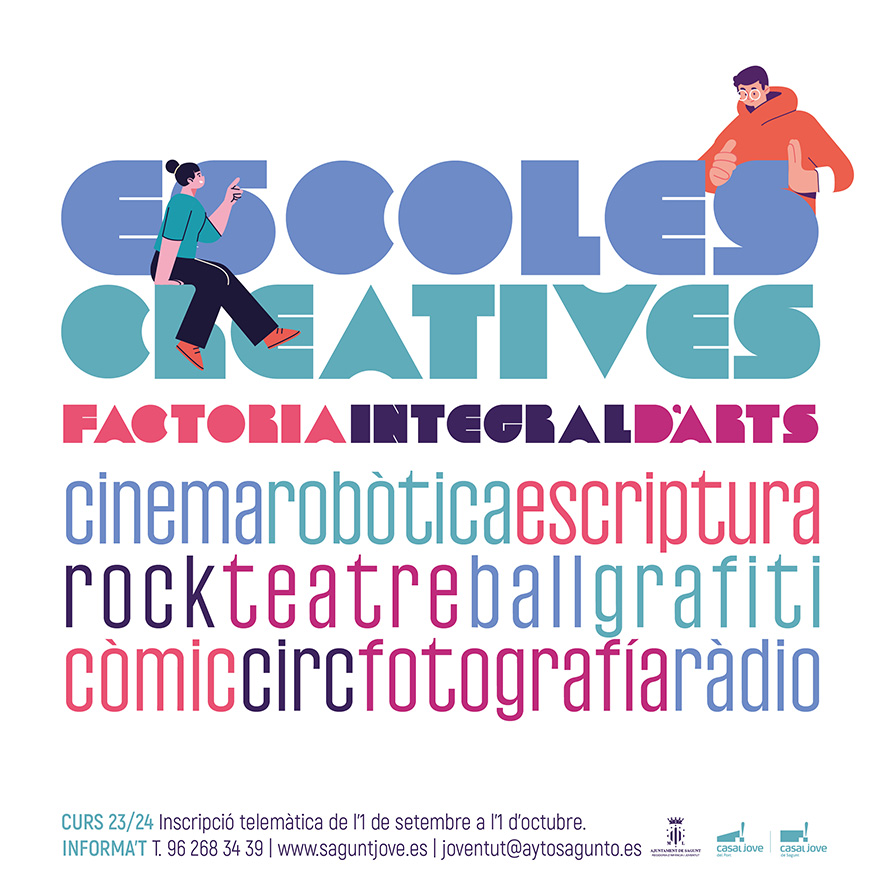 Més de cent propostes creatives estan disponibles per a la infància i la joventut de Sagunt