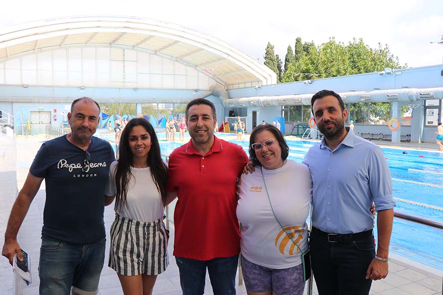 L'alcalde de Sagunt i el regidor d'Activitat Física, Salut i Esports visiten el Campus Delfín