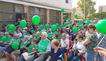 L'alcalde i altres membres del consistori participen en l'acte d'AFACAM pel Dia Mundial de l'Alzheimer