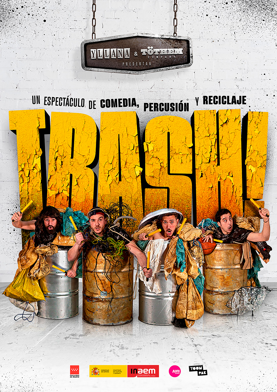 Les companyies de teatre Yllana i Töthem representen 'Trash!', una comèdia sobre la percussió i el reciclatge