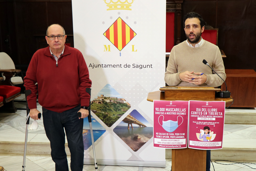 L'Ajuntament de Sagunt presenta les diferents accions que està duent a terme durant la crisi de la COVID-19 al Consell Econòmic i Social
