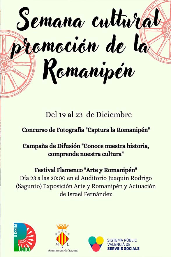 La Setmana cultural Romanipén se celebrarà del 19 al 23 de desembre