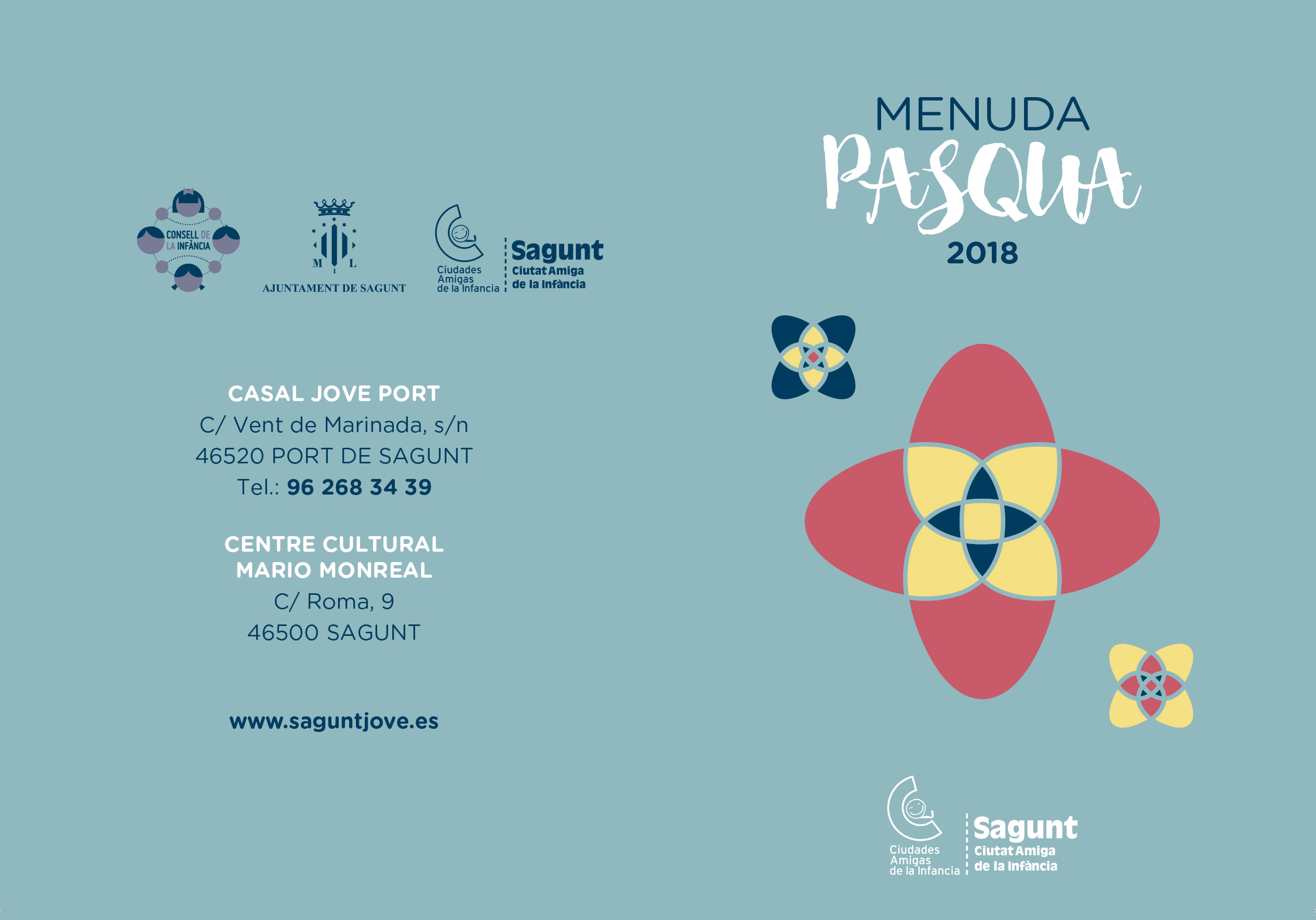 Comença el termini d'inscripció per al programa Menuda Pasqua 2018