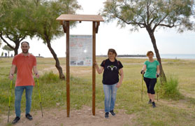 La regidoria d'Esports senyalitza tres rutes de marxa nòrdica i anima la ciutadania a realitzar esta pràctica esportiva