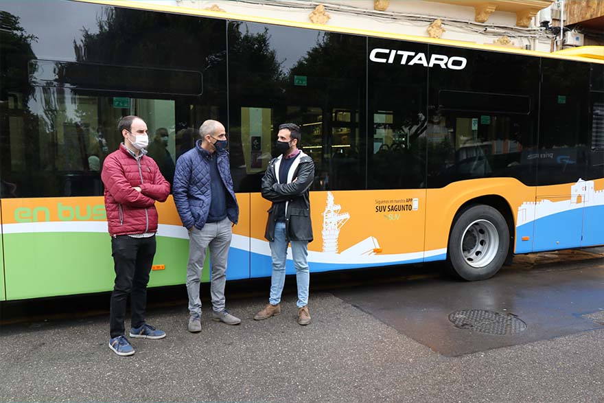 Sagunt rebrà dels fons Next Generation de la Unió Europea prop de 2,6 milions d'euros per a millorar la xarxa ciclopeatonal i adquirir tres autobusos elèctrics