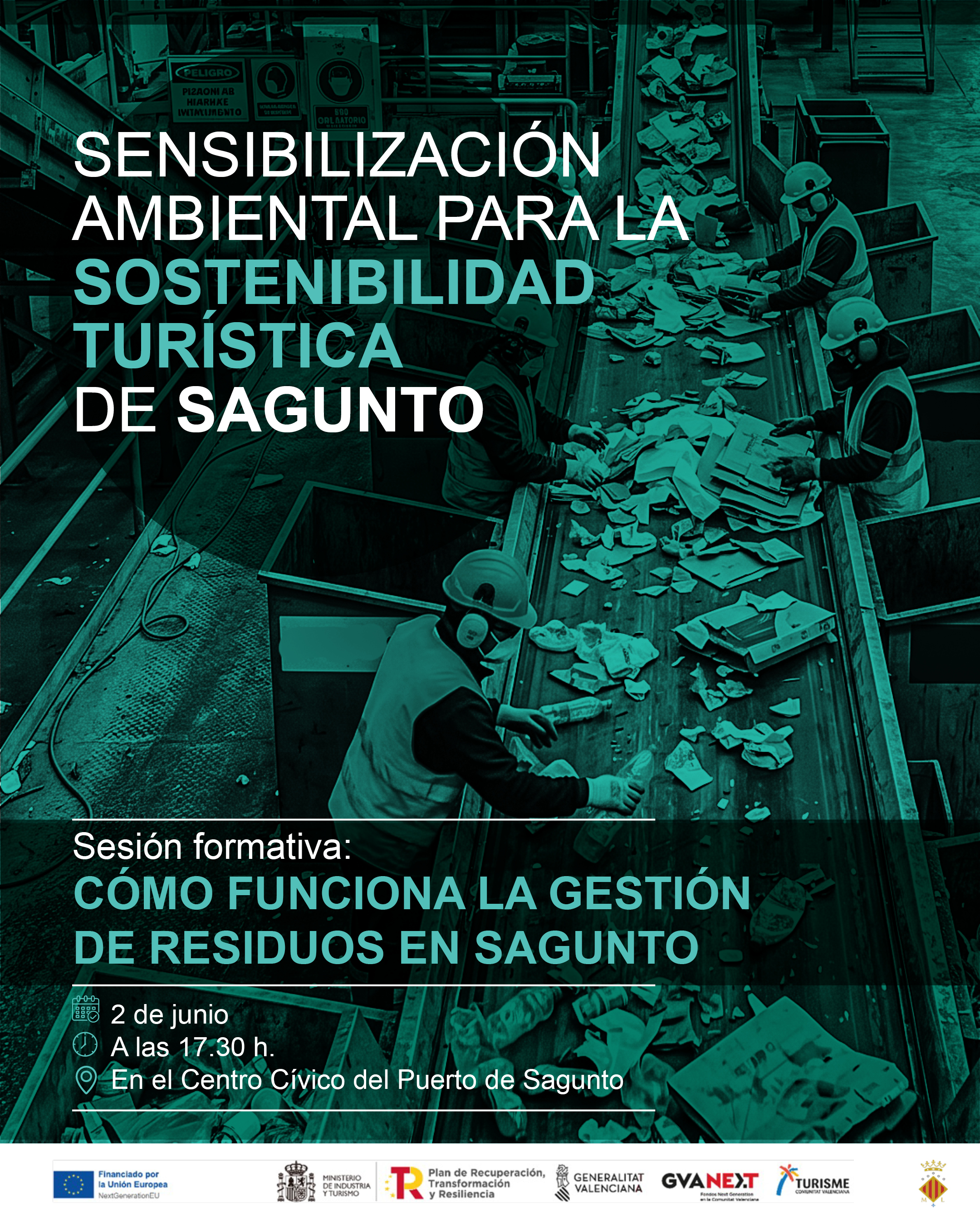 Sesión formativa “Cómo funciona la gestión de residuos en Sagunto”