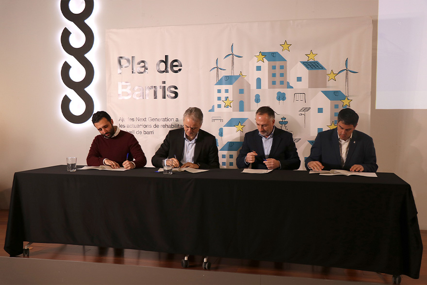 L'Ajuntament de Sagunt signa un acord amb la Generalitat per a obtindre una ajuda de 7.499.914 euros per a la rehabilitació del barri de Baladre