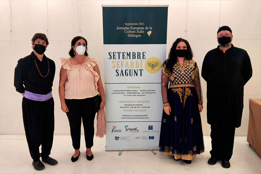 L'artista Mara Aranda va fer un concert el dissabte dins del I Setembre Sefardí