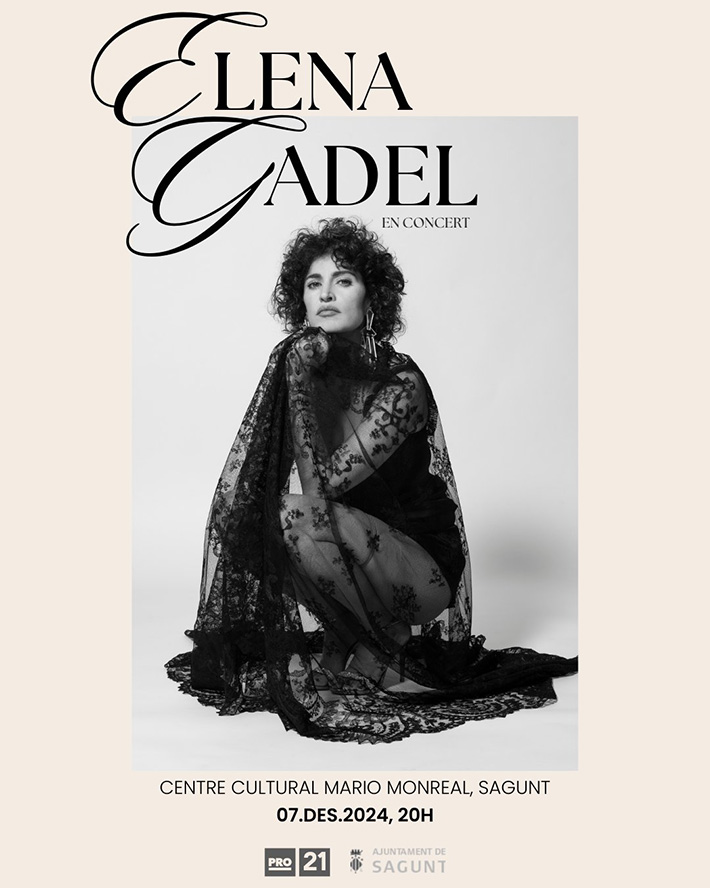 Elena Gadel porta a Sagunt el seu nou treball 'La dona que em vesteix'