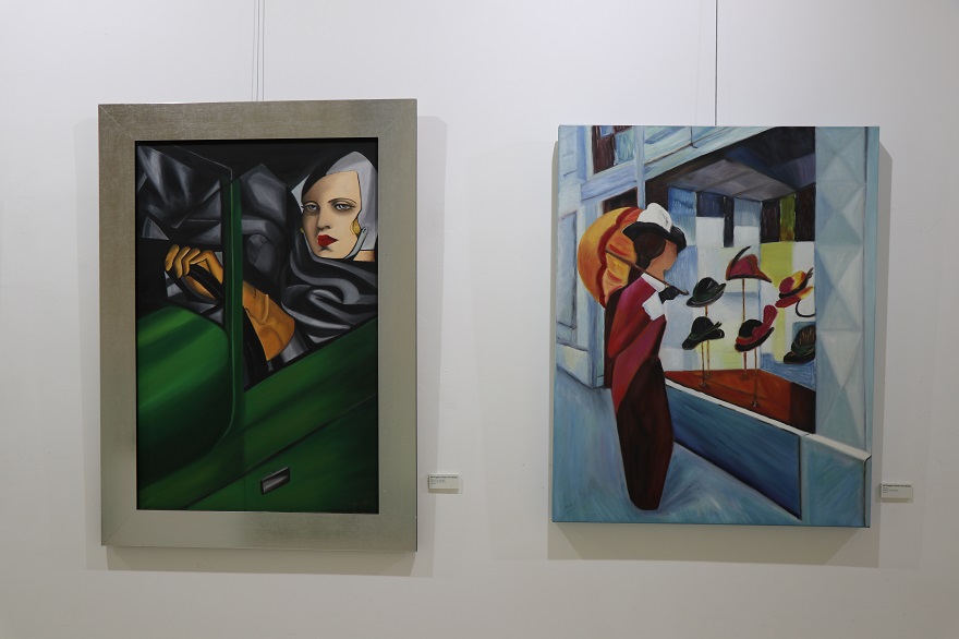 Mª Ángeles Gómez Fernández presenta la exposición Eclectic-Dona en el Mario Monreal