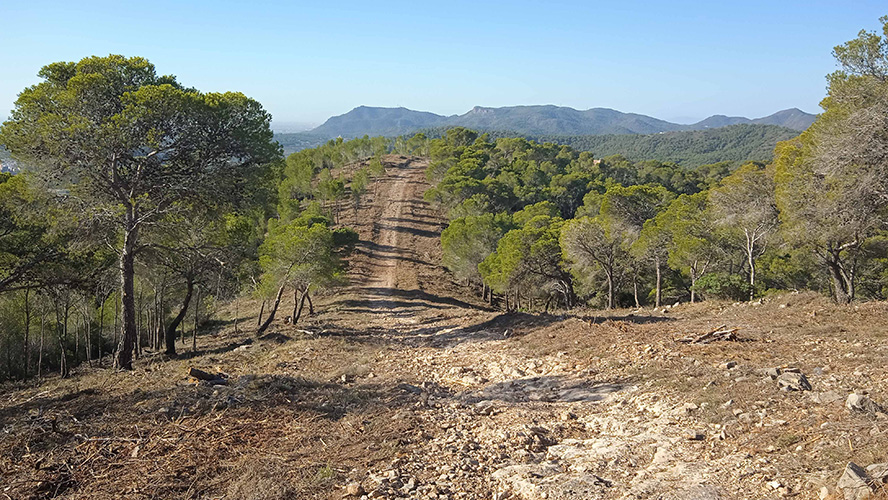 L'Ajuntament de Sagunt amplia un tallafoc a Bonilles