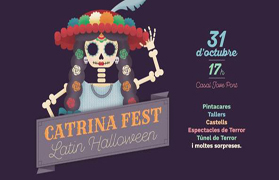 Joventut organitza la Catrina Fest-Latin Halloween amb diferents activitats del 27 al 31 d'octubre 